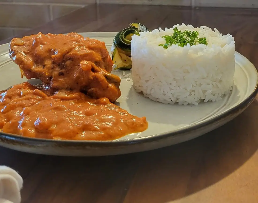 Plat maison de la table d'hôtes